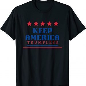 Keep America Trumpless American Flag Republican democrat T-Shirt