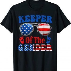 Keeper Of The Gender 4th Of July Baby Gender Reveal 2022 Shirt