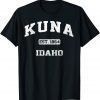 Kuna Idaho ID vintage State Athletic style 2022 Shirt