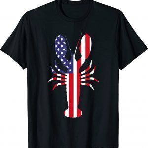 Lobster 4th Of July American Flag USA, Ocean Lobster Classic Shirt