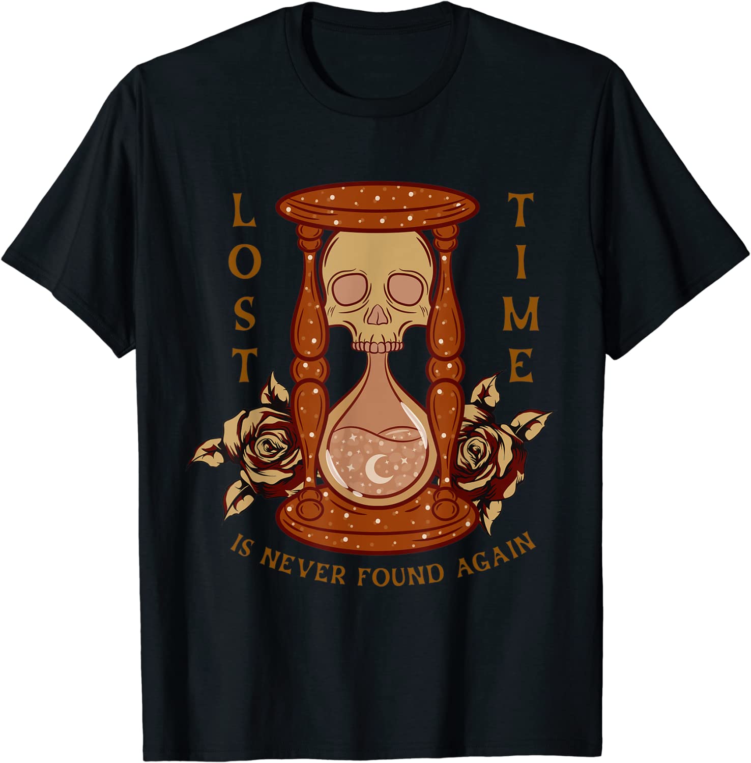 Lost Time Never Found Again Instrument Hourglass Classic Shirt
