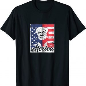 Make 4th Of July Great Again Trump Patriotic Zip Tee Shirt