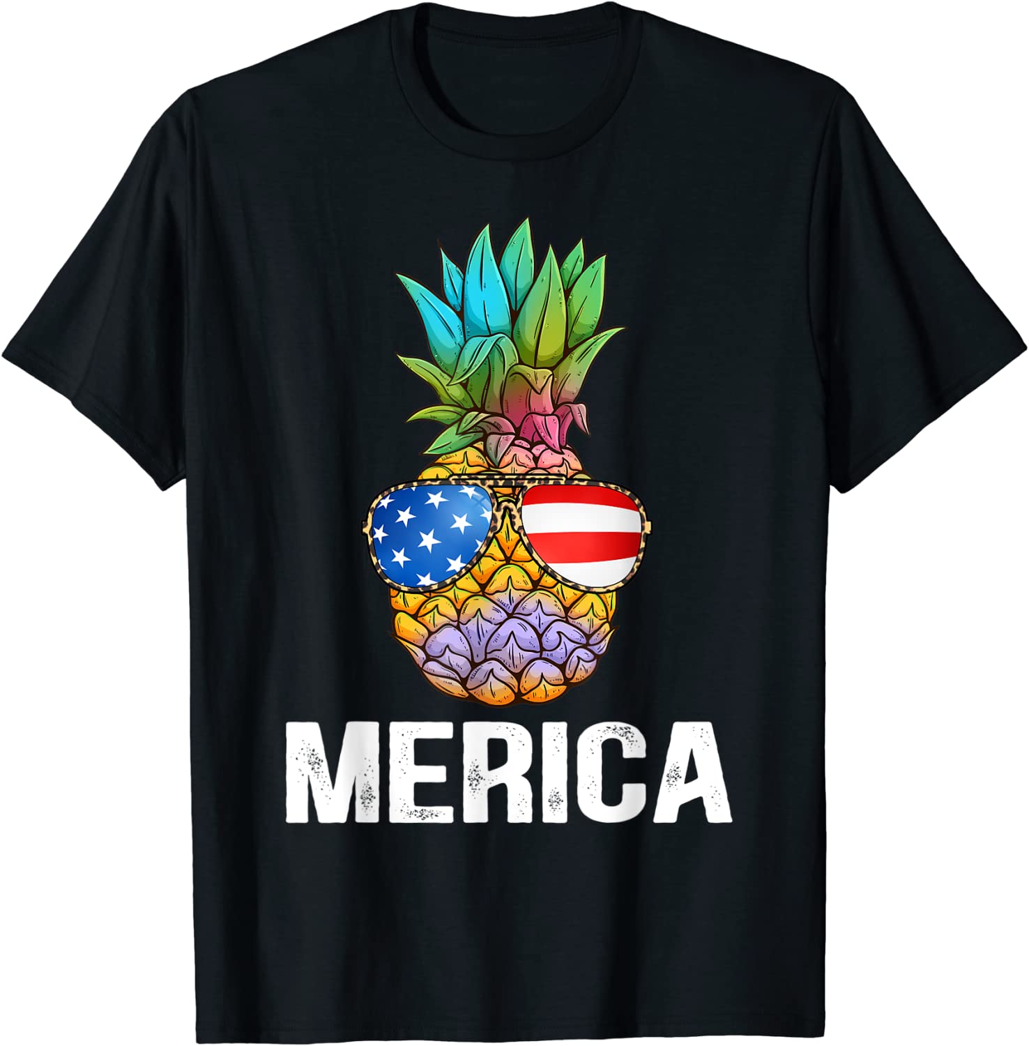 Patriotic Pineapple 4th of July America Usa Flag 2022 Shirt