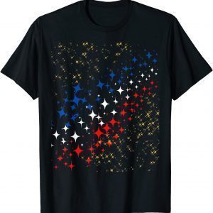 Patriotic Stars With Gold Dust … Celebrate! T-Shirt