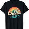 Pro Choice AF Reproductive Rights Rainbow Vintage Tee Shirt