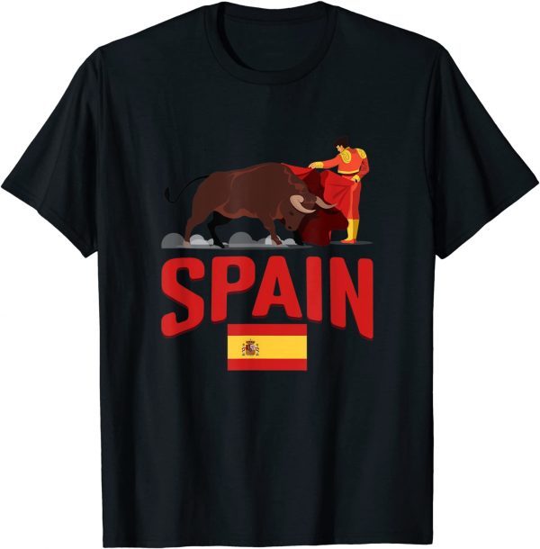 Spain Flag Bull Fighting Spanish Classic Shirt