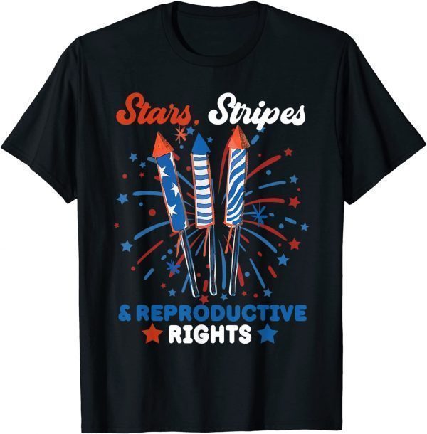 Stars Stripes Reproductive Rights Feminist Feminism 2022 Shirt