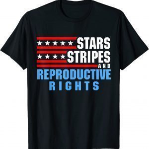 Stars Stripes Reproductive Rights Patriotic USA Flag Classic Shirt