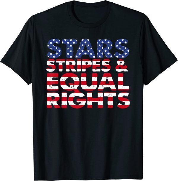 Stars Stripes and Reproductive Rights Feminist US flag 2022 Shirt