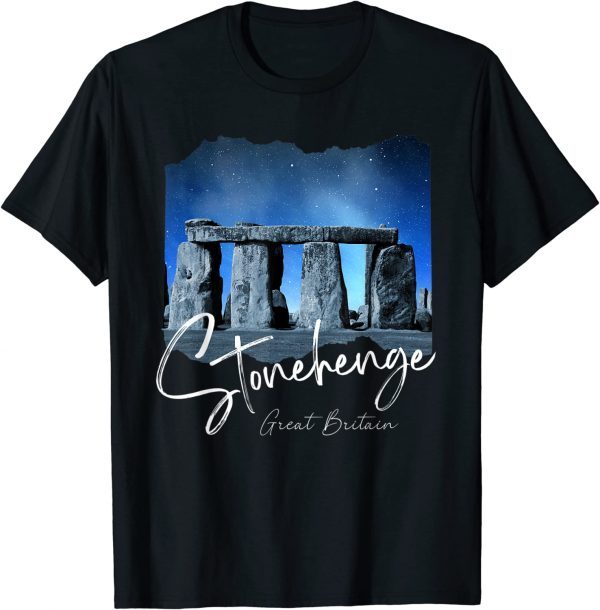 Stonehenge England Souvenir - Stonehenge At Night Classic Shirt