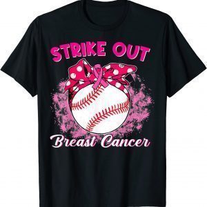 Strike Out Breast Cancer Awareness Baseball Fighters T-Shirt