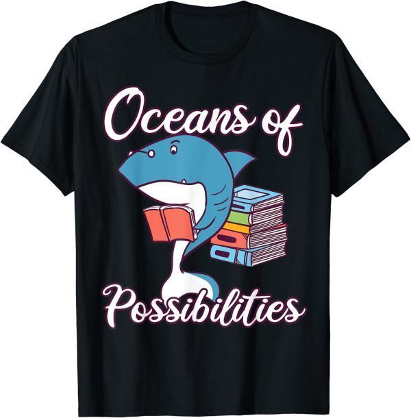 Summer Reading 2022 Oceans of Possibilities Shark 2022 Shirt