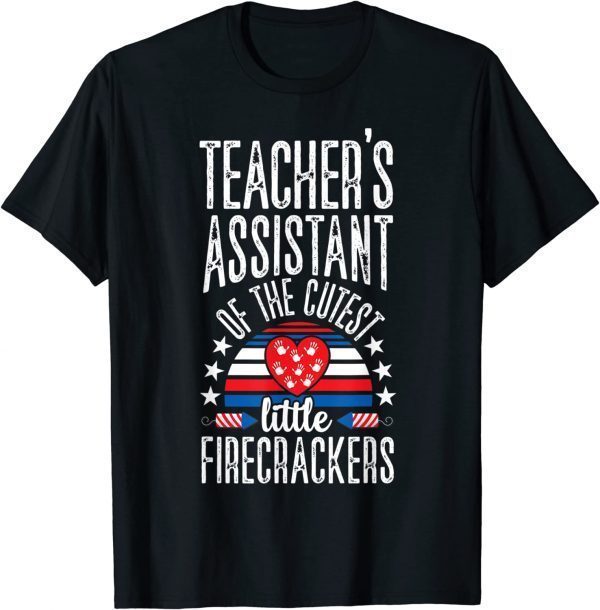 Teacher Assistant 4th of July Teacher Aide Appreciation 2022 Shirt