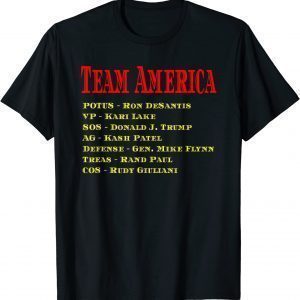 Team America Republican Conservative 2024 Election Classic Shirt