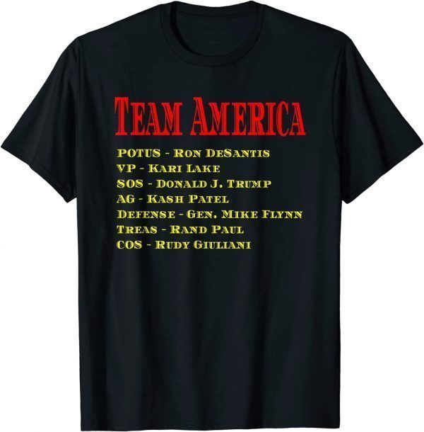 Team America Republican Conservative 2024 Election Classic Shirt