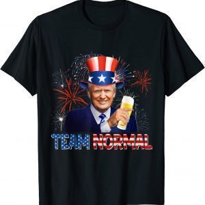 Team Normal 2022 USA America Flag #TEAMNORMAL Pro Trump 2024 Classic Shirt