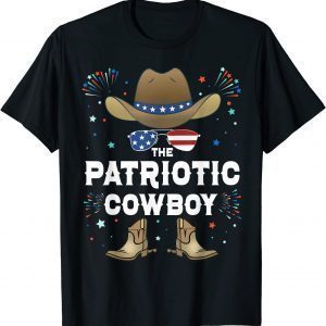 The Patriotic Cowboy Matching Family Group 4th of July Howdy 2022 Shirt