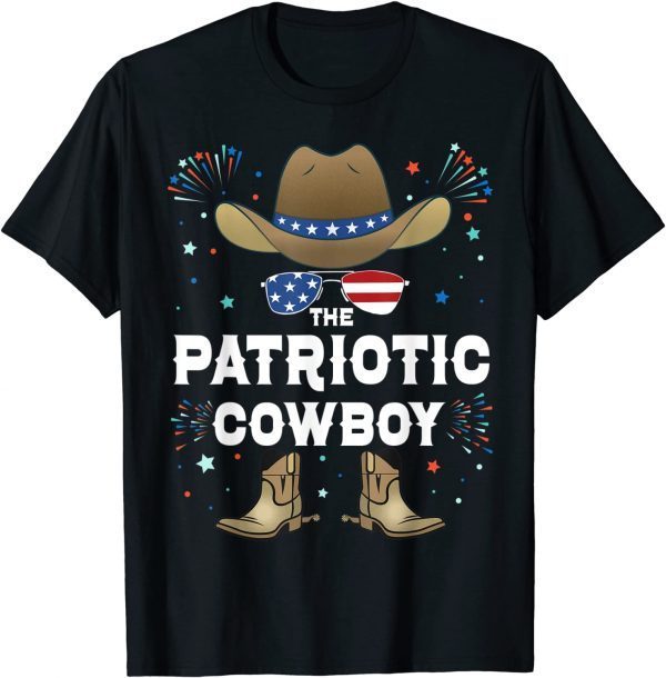 The Patriotic Cowboy Matching Family Group 4th of July Howdy 2022 Shirt