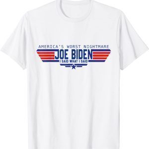 Trump 2024 Election Miss Me Yet America Flag Anti Joe Biden Classic Shirt