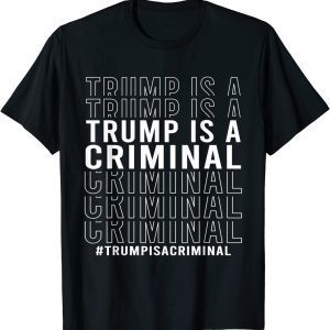 Trump Is A Criminal 2022 Shirt