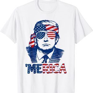 Trump 'Merica ,Trump 4th Of July T-Shirt