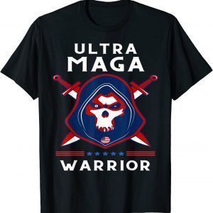 Ultra Maga Warrior Dad Anti Biden US Flag Pro Trump 2024 Limited Shirt