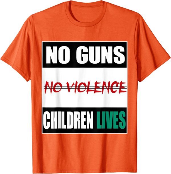 Uvalde NO GUNS END VIOLENCE Awareness Day 2022 Shirt