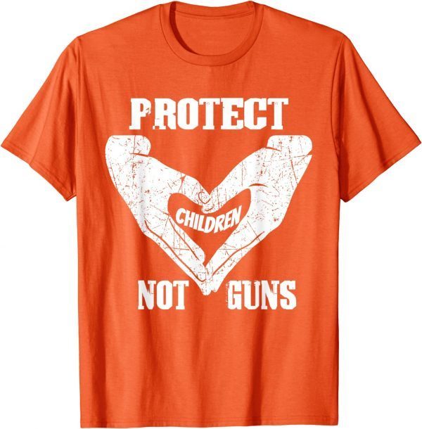 Uvalde Texas Protect Children Not Guns Orange 2022 Shirt