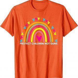 Uvalde Wear Orange Rainbow Protect Children Not Guns 2022 Shirt