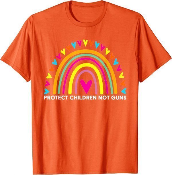 Uvalde Wear Orange Rainbow Protect Children Not Guns 2022 Shirt