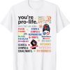 Vintage Feminism Empowerment Women's Rights Phrases Floral 2022 Shirt