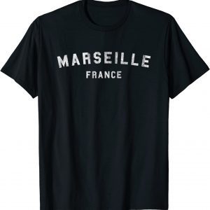 Vintage Varsity Marseille France 2022 Shirt