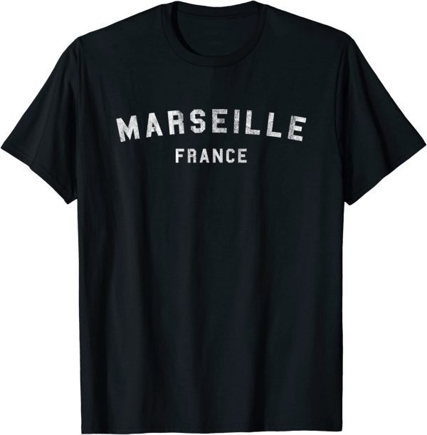 Vintage Varsity Marseille France 2022 Shirt