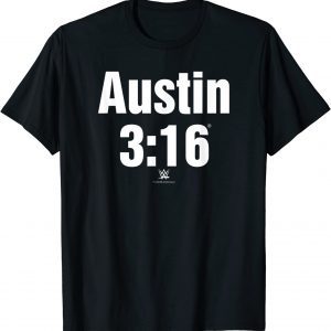 WWE Stone Cold Steve Austin 3:16 Logo Classic Shirt