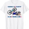 falling off his bicycle Biden Falls off Bike Joe Biden 2022 Shirt