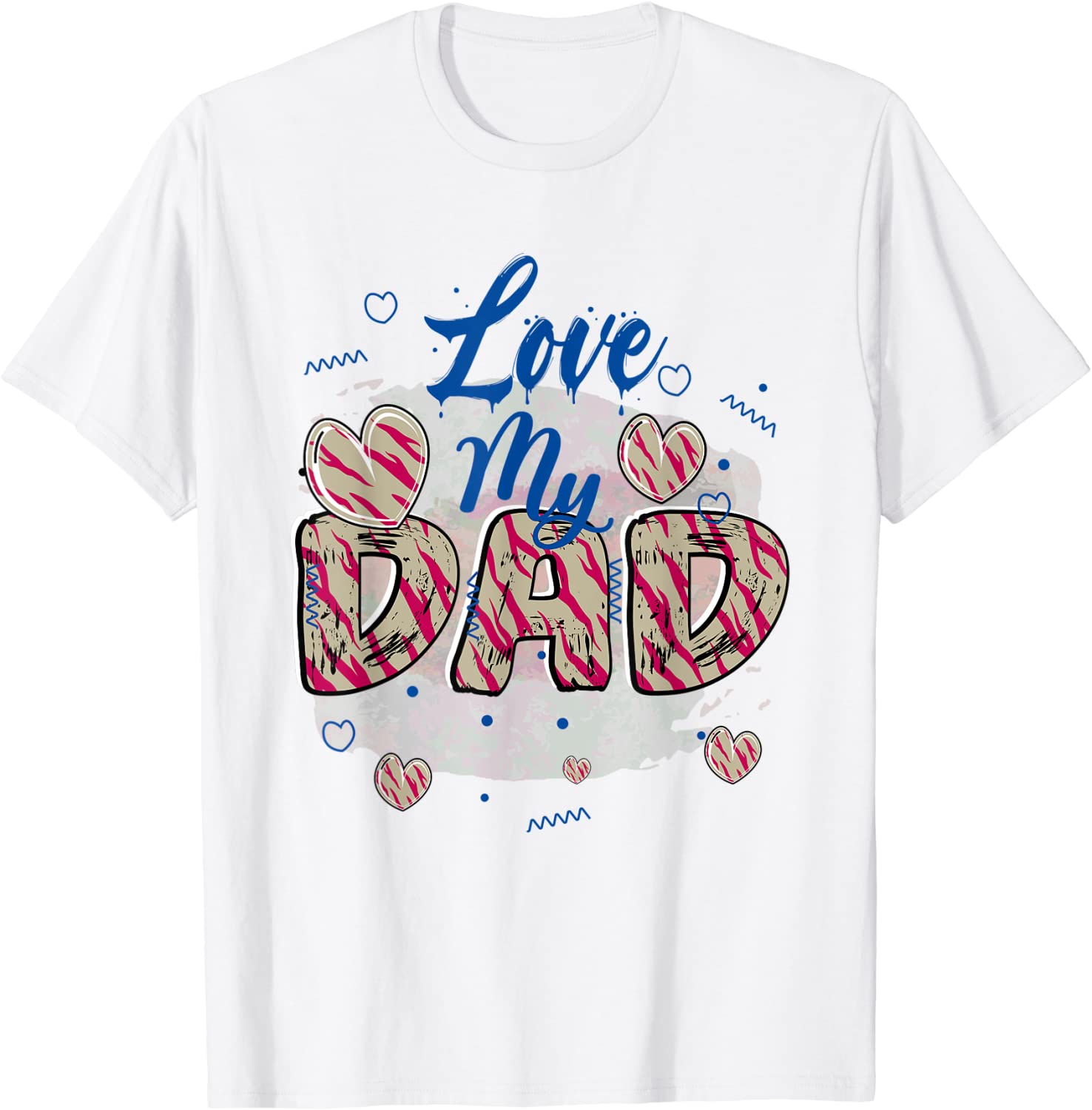 i love my dad father's day daddy papa Classic Shirt