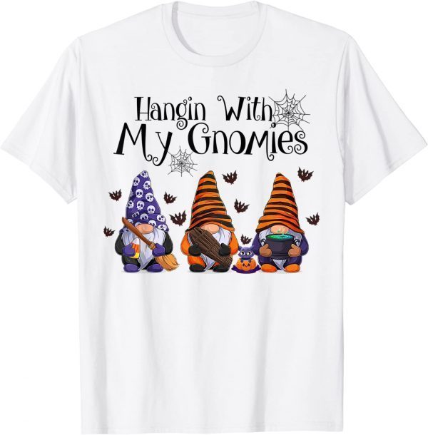 3 Nordic Gnomes Gnome Hangin' with My Gnomies Halloween 2022 Shirt