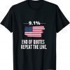 9.1%. End of quote. Repeat the line- Trump Jr 2022 Shirt