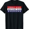 ANTI BIDEN Retro Vintage Literally Anyone Else 2024 Vote Limited Shirt