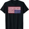 American Flag Distress Upside Down United States USA 2022 Shirt