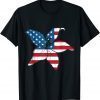 American Flag Lilly Flower Military 2022 Shirt