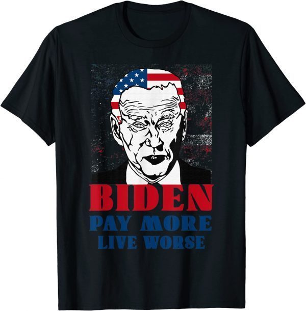 Anti Biden Pay More Live Worse, Biden Inflation Outfit 2022 Shirt