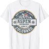 Aspen Colorado Rocky Mountains Tee Hiking Camping Climbing Classic Shirt
