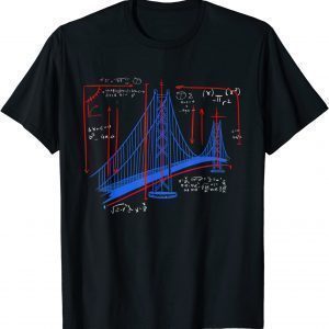 BRIDGE DESIGN DRAWING SAN FRANCISCO GOLDEN GATE Classic Shirt