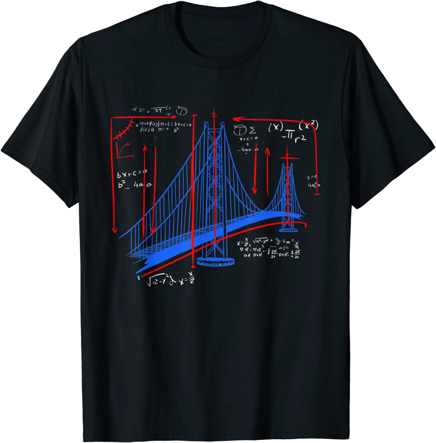 BRIDGE DESIGN DRAWING SAN FRANCISCO GOLDEN GATE Classic Shirt