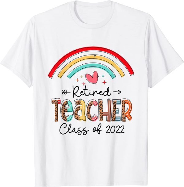 Back To School Retired Teacher Class Of 2022 Retirement Classic Shirt