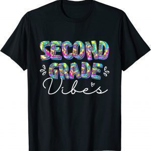 Back To School Second Grade Vibes First Day Teacher Student Classic Shirt