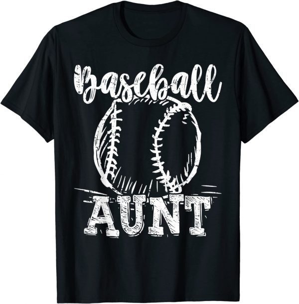 Baseball Aunt Love Baseball 2022 Shirt