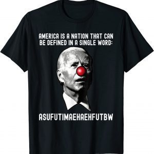 Biden Clown America Is A Nation That Can Be Defined Classic Shirt