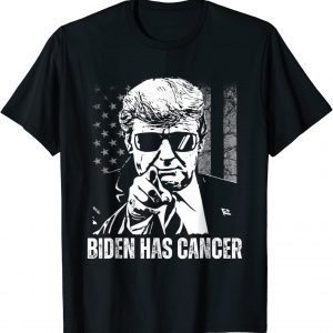 Biden Has Cancer US Flag - Donald Trump Classic Shirt